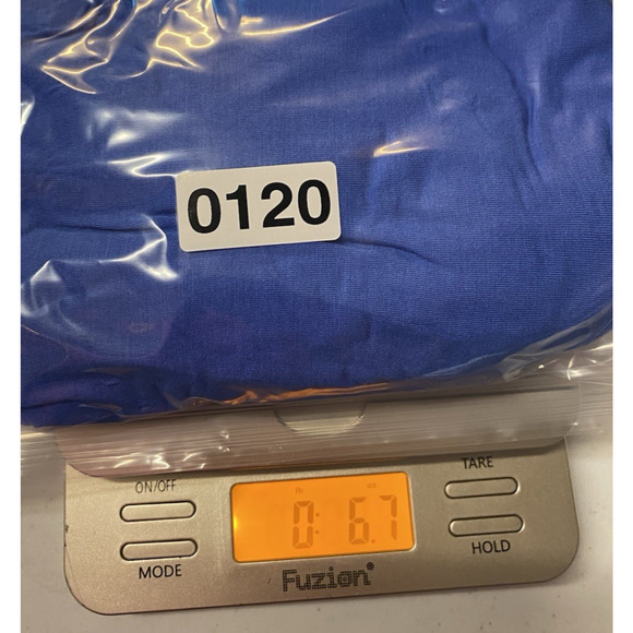 Offline by Aerie Knit Top Tunic Size L Blue Stretch Knit Coastal Athleisure Yoga - Picture 10 of 10